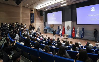AA President-CEO Karagöz Speaks at the Opening of the New Academic Year at Medipol University’s Faculty of Communication