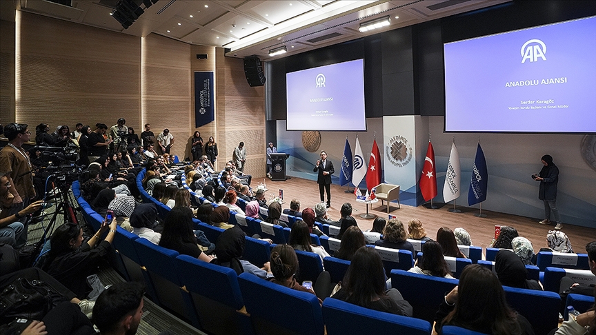 AA President-CEO Karagöz Speaks at the Opening of the New Academic Year at Medipol University’s Faculty of Communication