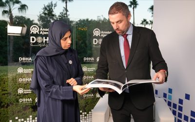 AA Stand Welcomes Numerous Visitors at the Doha Forum 2024